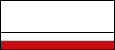 PVC élléc TM-2 fehér-piros kétrétegű